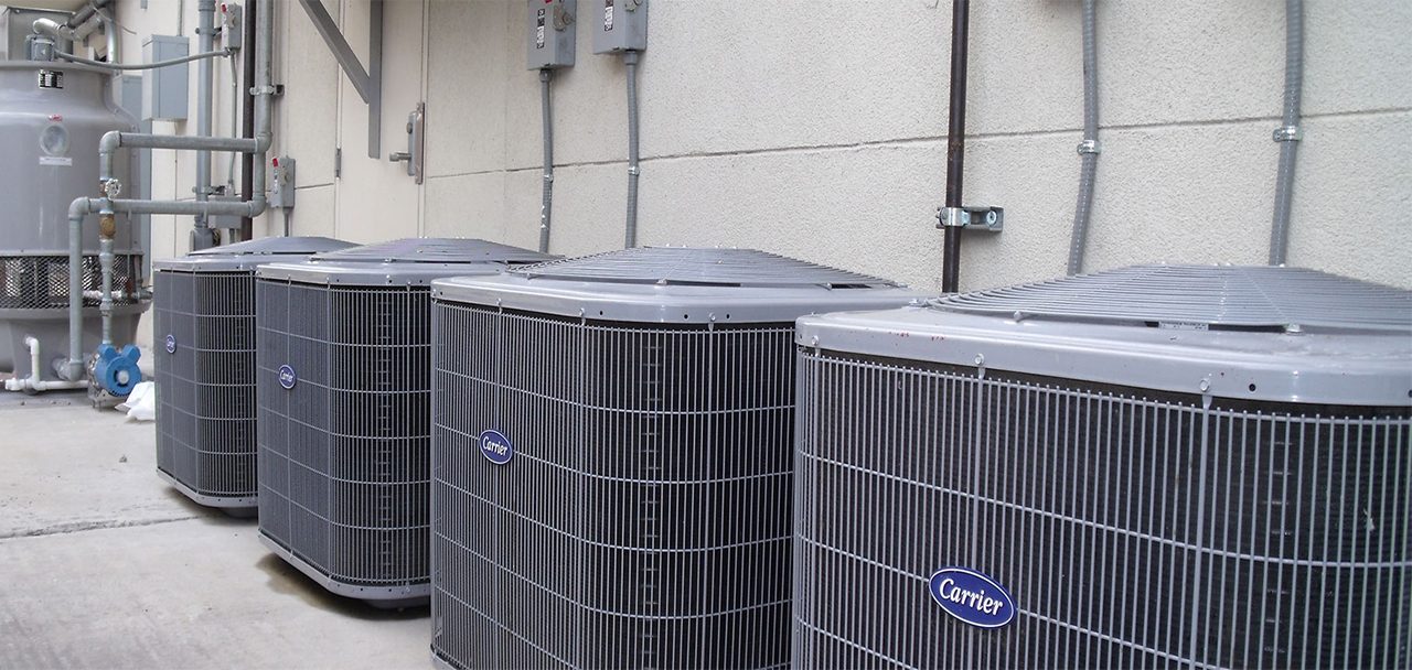 Carrier central air conditioning units installed by Able Air Heat