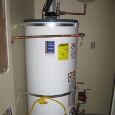 Hot water heater installed by Able Air Heat