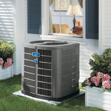 Central air conditioning unit installed at a Long Island home by Able Air Heat
