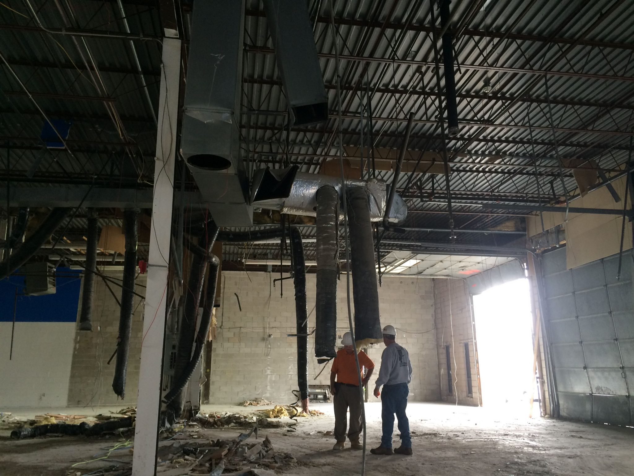 Custom commercial ductwork installation by Able Air Heat